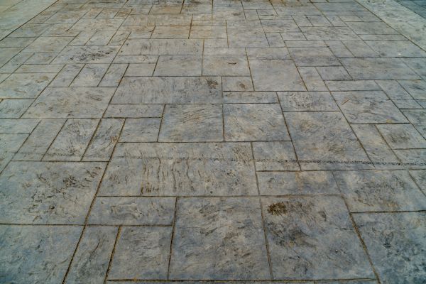 Stamped Patio Installation in Vacaville