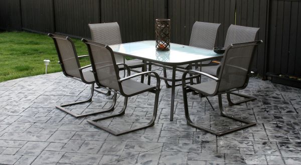 Porch Stamping in Vacaville
